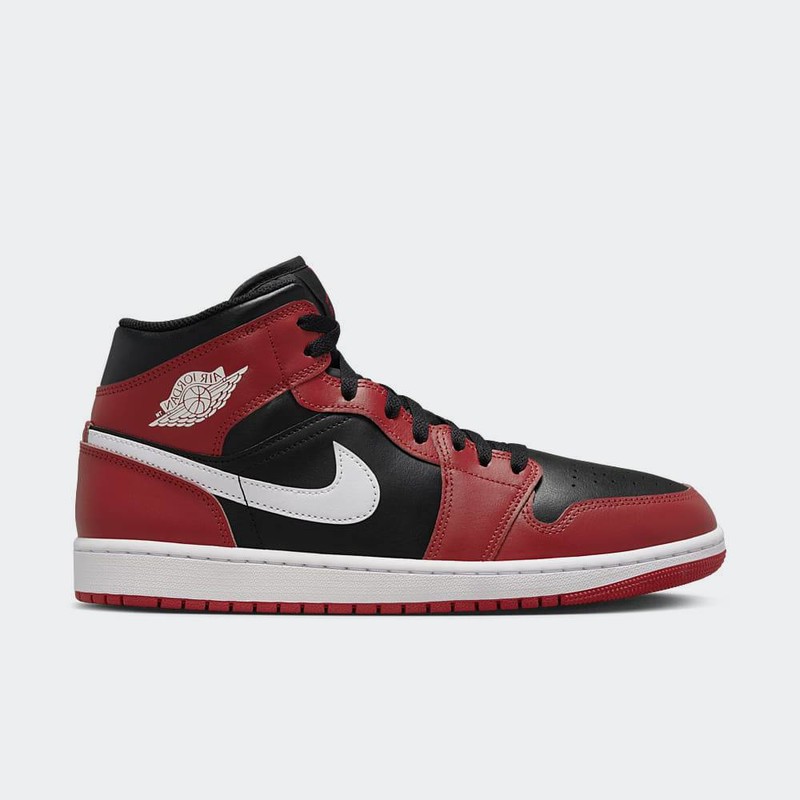 Black white red air jordans best sale